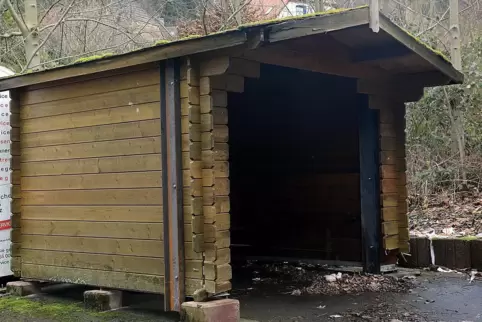 Das Bushäuschen in Falkenstein. 