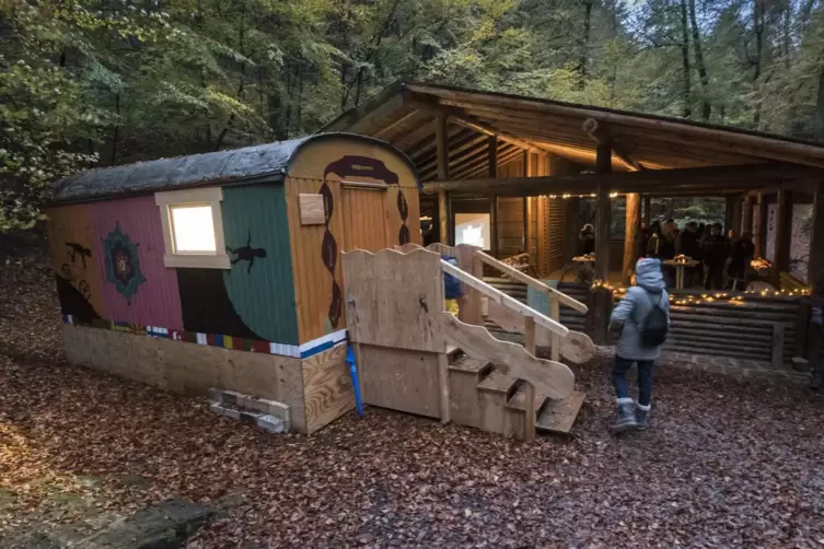 Der Waldkindergarten an der Geldlochhütte wurde 2018 eröffnet.
