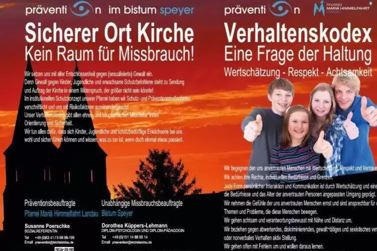 Diese Schilder in allen Veranstaltungsst&auml;tten sensibilisieren f&uuml;r das Thema Missbrauch. 