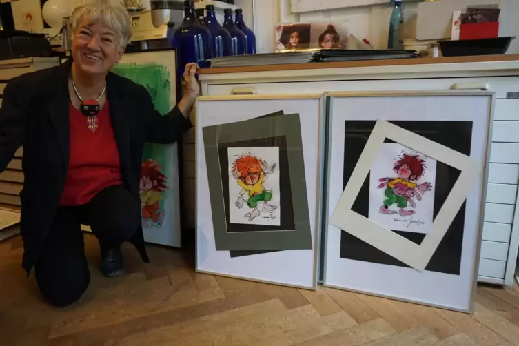 Barbara von Johnson in ihrem Haus in M&uuml;nchen. 