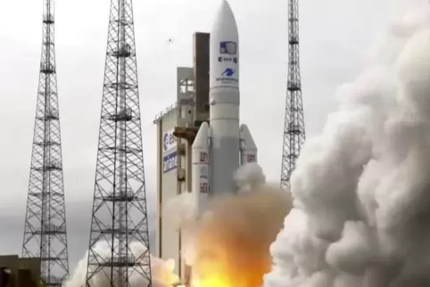 Eine Ariane-5-Trägerrakete brauchte „Juice“ ins All. 