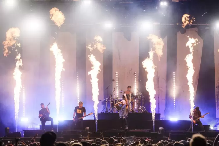 Metalcore &ndash; hier ein Auftritt der Band Parkway Drive &ndash; ist Matthias Kassels Lieblingsgenre.