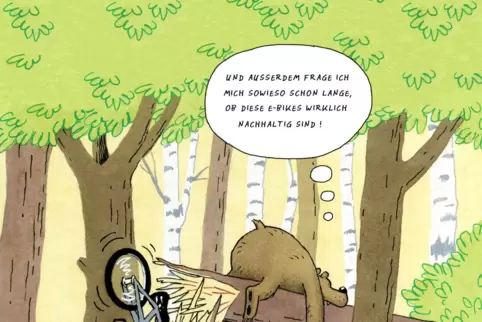 Auch in verzwickten Lagen nicht den Humor zu verlieren – darum geht es Zeichner Steffen Butz.