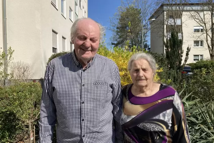 Frieda und Rudolf Gohr treten nach 65 gemeinsamen Jahren vor den Traualtar. 