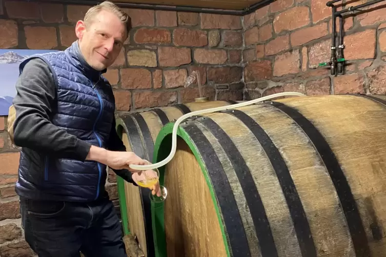 Pfalzwein-Vorsitzender Boris Kranz bricht eine Lanze für nachhaltiges Wirtschaften im Weinbau. 