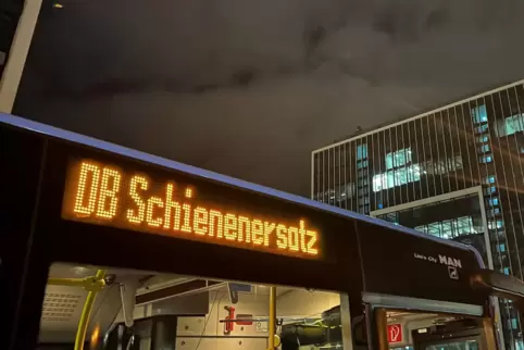 Nachts keine Züge: Am Wochenende fahren zwischen Speyer und Schifferstadt nur Busse.