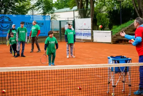 Tennis darf auch beim zweiten inklusiven Sportevent am 29. April auf der Anlage des BASF TC natürlich nicht fehlen. 