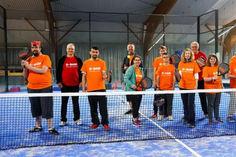Jede Menge Spa&szlig; hatten die Teilnehmer am Sportevent im vergangenen Jahr beim Padel, einer Mischung aus Tennis und Squash. 