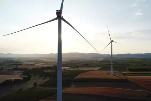 Rund 13.700 Haushalte werden durch die sechs Windräder auf Freckenfelder Gemarkung mit Strom versorgt.