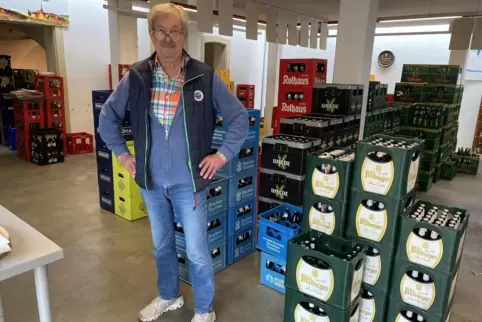 Klaus Ehresmann in seinem Abholmarkt, um den er sich weiter kümmern möchte.