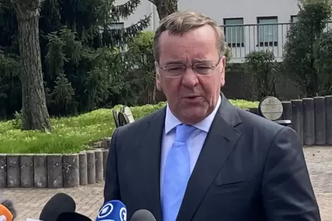 Verteidigungsminister Pistorius in Ramstein.