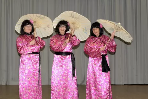 Auch diese Japan-Kostüme der Awo-Tanzgruppe wurden kritisiert.
