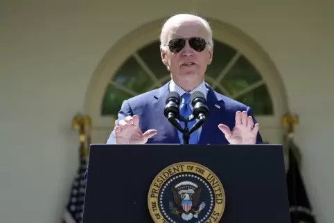 Schon jetzt der älteste Präsident in der Geschichte der USA: Joe Biden.