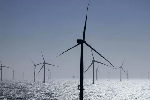 Windpark in der Nordsee.