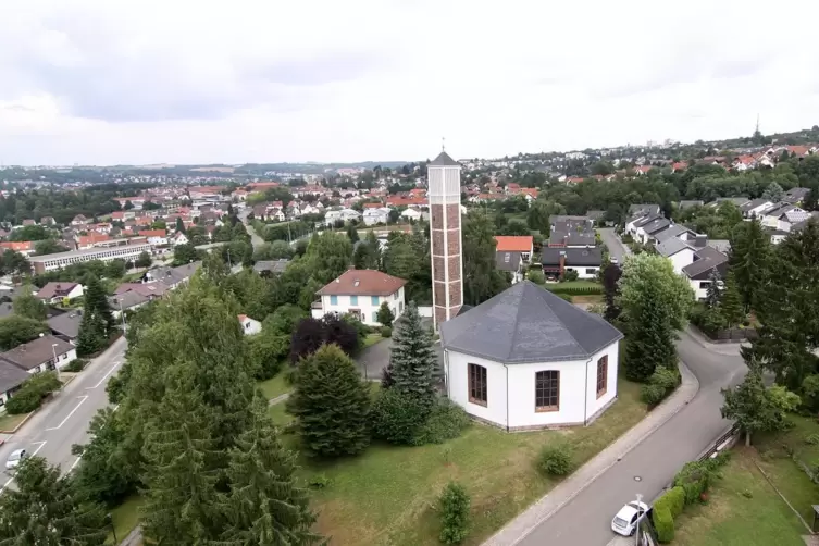 Wird am 6. Mai zum Open-Air-Kino: die Friedenskirche in Ixheim. 