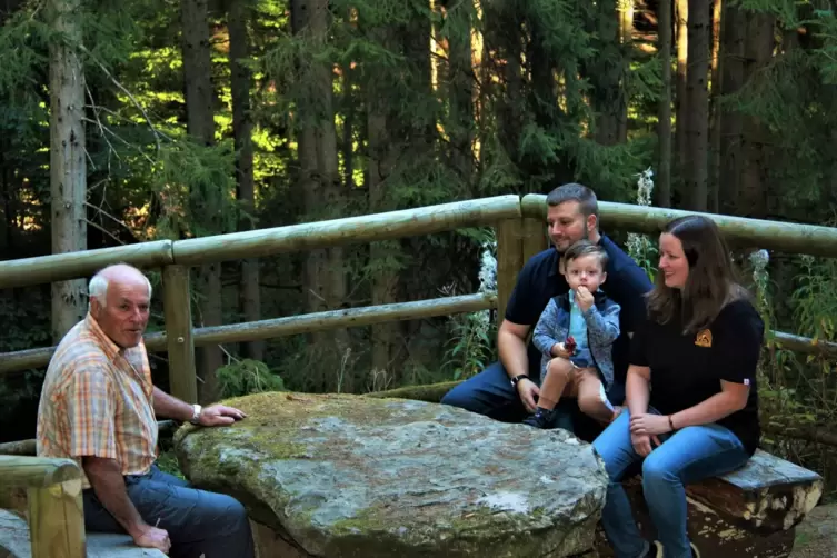Rasten l&auml;sst sich&rsquo;s am Keltenfelsen. 