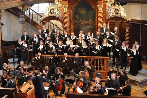 Vor einem Jahr und drei Wochen sang die Jugendkantorei und spielte das Dresdner Barockorchester auch in der Speyerer Dreifaltigk