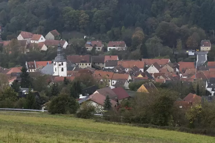 Ortsansicht von Odenbach. 