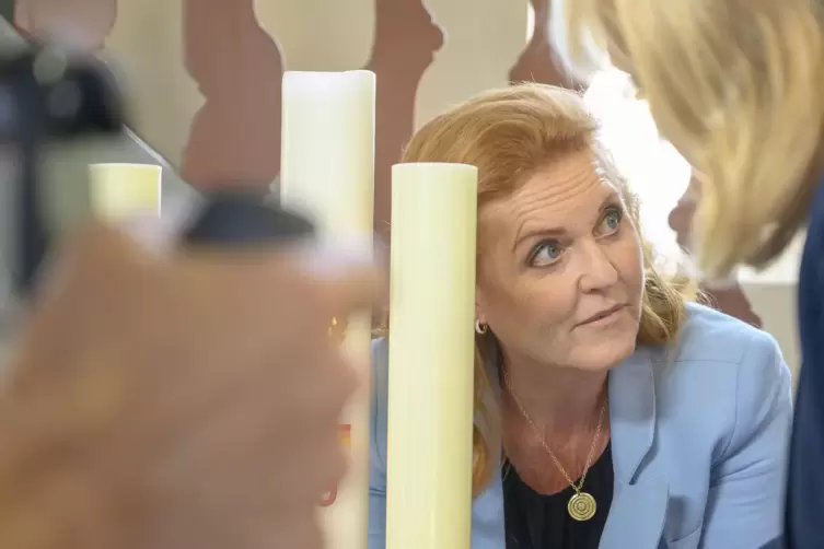 Auch sie wurde nicht gl&uuml;cklich mit einem Windsor: Sarah Ferguson 2019 in Pfeffelbach.
