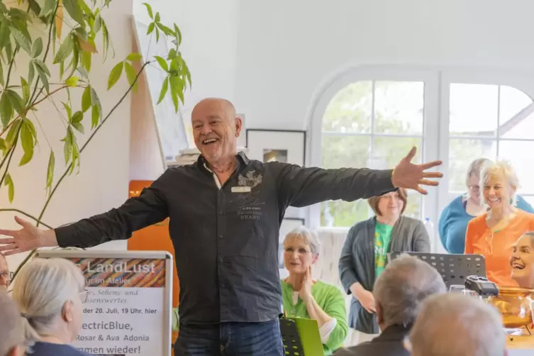 Dieter List war sehr gl&uuml;cklich, dass es wieder losgeht mit seinen &bdquo;Landlust&ldquo;-Veranstaltungen. 