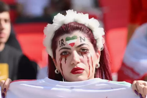 Revolution im Stadion: Vor allem Frauen kämpfen im Iran für ihre Rechte. 