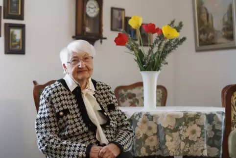 Ein bewegtes und langes Leben: Hedwig Schaub wird am Sonntag 100 Jahre alt.