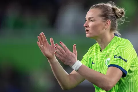 Ihr Einsatz wäre so wichtig für die Frauen des VfL Wolfsburg: Alexandra Popp. 