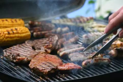 Gemüse oder Fleisch? Je nach belieben kann alles Mögliche gegrillt werden. 