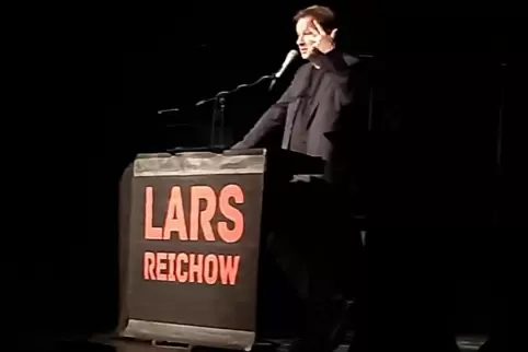 Lars Reichow bei seinem Auftritt in Worms. 