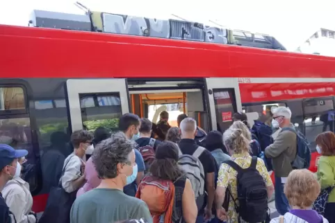 Im Sommer 2022 war der Andrang auf Regionalbahnen aufgrund des günstigen 9-Euro-Tickets besonders groß. 