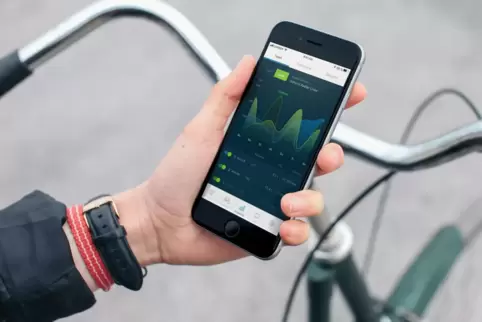 Die gefahrenen Kilometer können die Stadtradler in einer App dokumentieren. 
