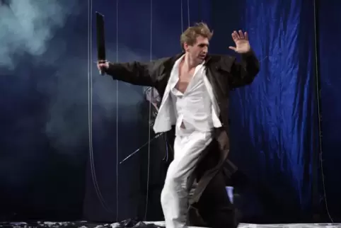 Tenor Andreas Schager als „Siegfried“ im Ludwigshafener „Ring“. Er war schlichtweg eine Sensation. 