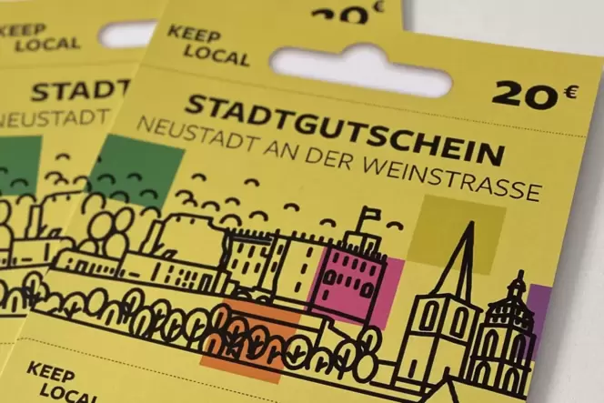 Die Gutscheine gibt es unter anderem im Wert von 20 Euro. Die Gutscheine gibt es unter anderem im Wert von 20 Euro.