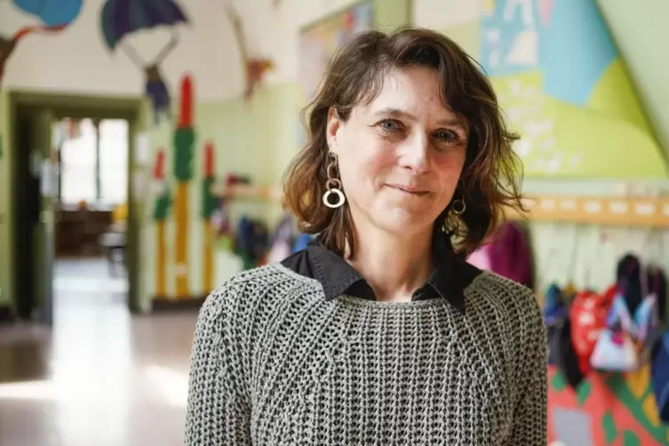 Engagiert und mutig: Barbara M&auml;chtle, die Rektorin der Gr&auml;fenauschule in Ludwigshafen. Hier kommen schon Schulanf&auml;nger nicht mit