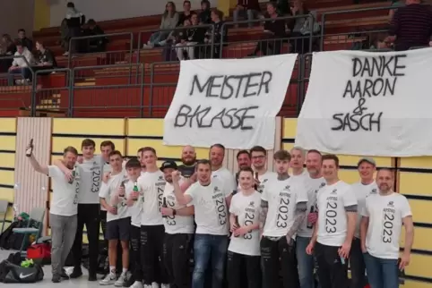 Güteklasse A: die zweite Handballmannschaft des TSV Speyer. 