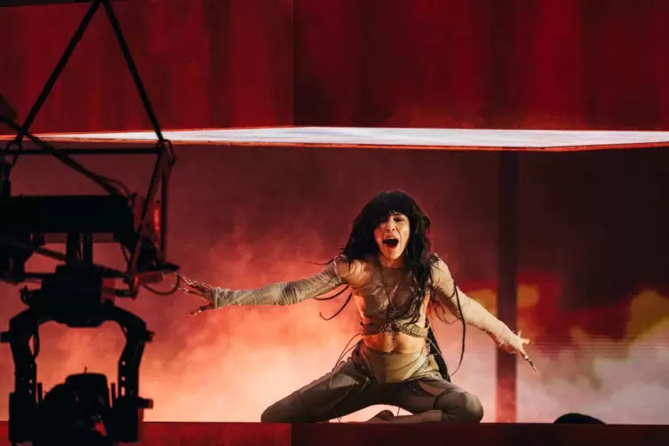 Queen Loreen singt f&uuml;r Schweden. 