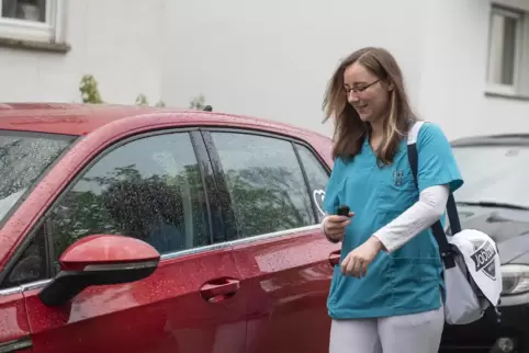 Nicole Schaaf will ihren Job als Zeitarbeiterin nicht mehr aufgeben. 