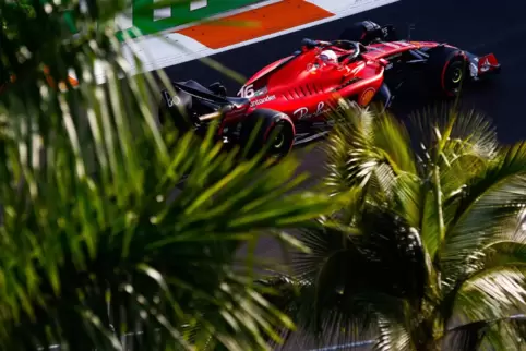 Party-Rennen: Der Grand Prix in Miami ist das erste von drei Saisonrennen in den USA. Ferrari fühlt sich näher dran an Red Bull,