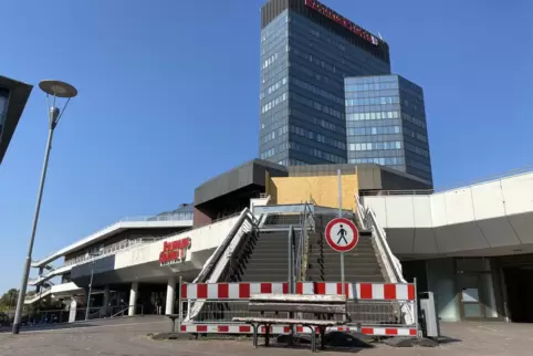 Seit Ende 2021 geschlossen: der Rathauskomplex.