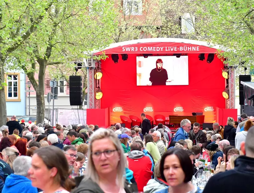 Auch am Schlossplatz war viel los.