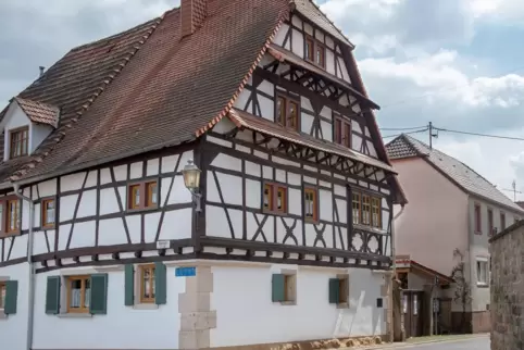 In einem schönen historischen Fachwerkhaus ist das Bauernkriegsmuseum untergebracht.