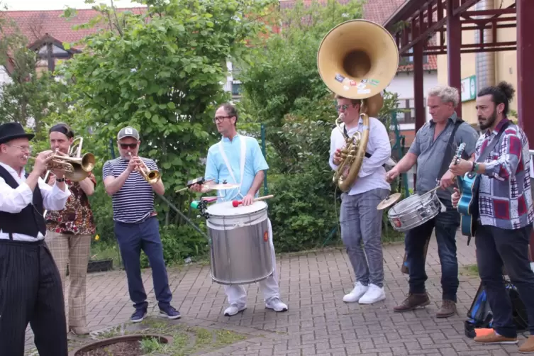 Die Wandermusikanten sorgten f&uuml;r musikalische Unterhaltung. 