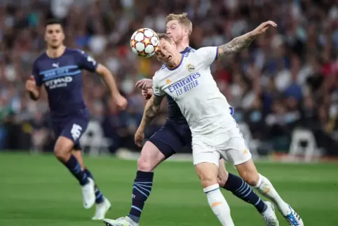 Im vergangenen Jahr siegte Real Madrid gegen City im Halbfinale der Champions League. 
