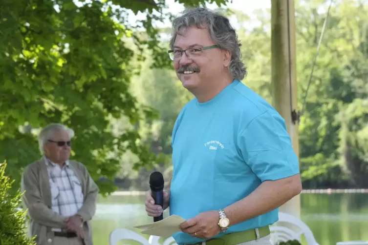 Im Amt best&auml;tigt: Vereinschef Hans-J&uuml;rgen Beringer.