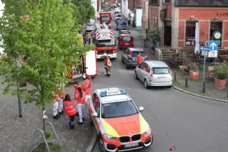 Polizei, Feuerwehr und Rettungsdienst waren im Großeinsatz. 