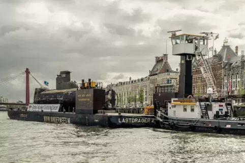 Der Transport des U-Boots führt unter anderem durch die Niederlande.