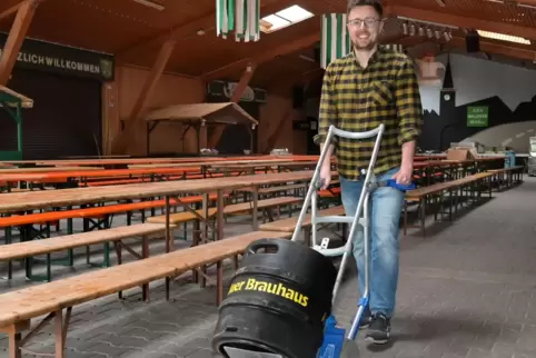 Stellt schon mal die Bierfässer kalt: Alexander Krieger. 