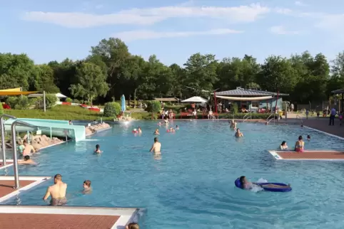 Am Wochenende war das Wasser kanpp 20 Grad warm.