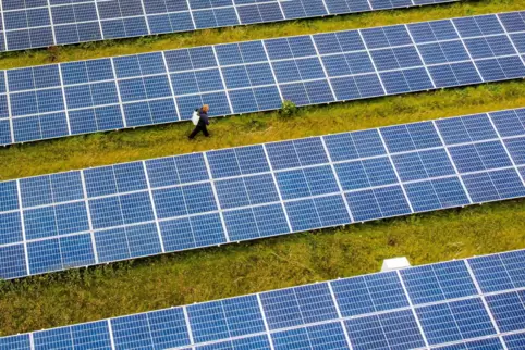 Gibt’s so einen Solarpark auch in Neuhofen? Die Gemeinde verspricht sich von dem Projekt zusätzliche Einnahmen. 