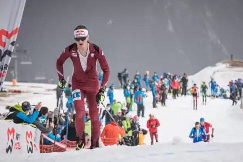  Anton Palzer früher – als Skibergsteiger.